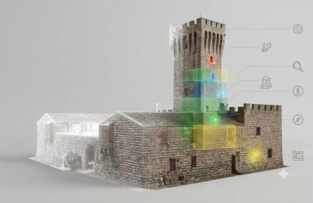Viaggio nel tempo: il restauro virtuale e la stratigrafia in tre dimensioni